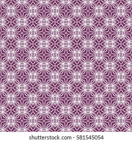 Line geometric seamless pattern. vector illustration. Ethnic floral ornament. For interior design, printing, textile industry, invitation card.