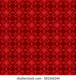 Line geometric seamless pattern. vector illustration. Ethnic floral ornament. For interior design, printing, textile industry, invitation card.