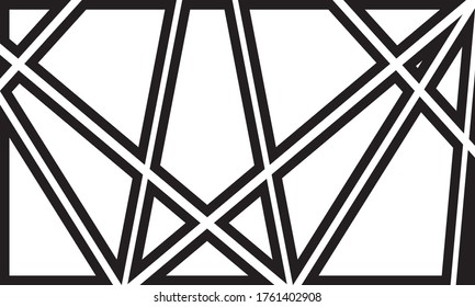 line geometric shape abstract design vector illustration