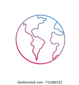 line global earth planet to geography ubication