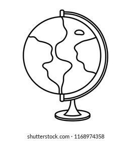 line global earth planet map desk