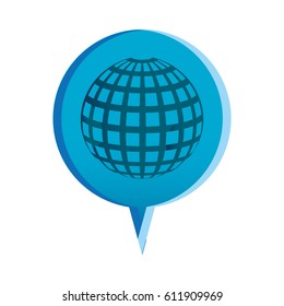 line globe icon symbol, vector illustration design