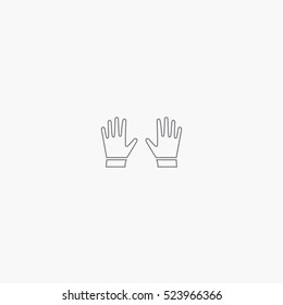 line glove icon