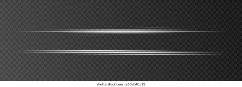 Línea de luz azul brillante se mueve rápido con destello de neón y raya láser en el fondo abstracto oscuro Vector raya movimiento de energía