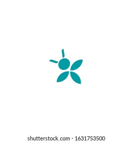 line and glyph icon, zoo and wildlife, african animal sign, vector graphics, a linear pattern on a white background