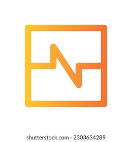 Line Gradient Icon Logo-Symbol Vektor Isolate, Netzwerk-und Technologie-Symbol - Set.Geeignet für Web-Design,Logo,App
