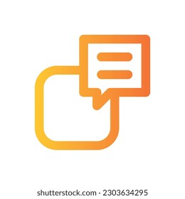Line Gradient Icon Logo Ilustration Vektor Isolate, Networking and Technology Icon - Set.Suitable for web Design,Logo,App