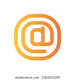 Line Gradient Icon Logo-Symbol Vektor Isolate, Netzwerk-und Technologie-Symbol - Set.Geeignet für Web-Design,Logo,App