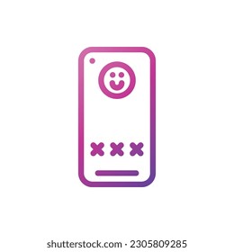 Line Gradient Icon Logo-Symbol Vektor Isolate, Benutzeroberfläche Symbol - Set.Geeignet für Web-Design,Logo,App