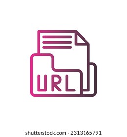 Ilustración del logotipo de degradado de línea Ilustración Vektor Aislado,Formato de icono de texto - Set.Adecuado para diseño web,Logo,Aplicación