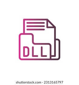 Line Gradient Icon Logo-Symbol Vektor Isolate,Format Text Symbol - Set.Geeignet für Web Design,Logo,App