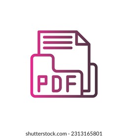 Line Gradient Icon Logo-Symbol Vektor Isolate,Format Text Symbol - Set.Geeignet für Web Design,Logo,App
