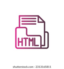 Line Gradient Icon Logo-Symbol Vektor Isolate,Format Text Symbol - Set.Geeignet für Web Design,Logo,App