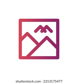 Line Gradient Icon Logo-Symbol Vektor Isolate,User Interface Icon - Set.Geeignet für Web Design,Logo,App
