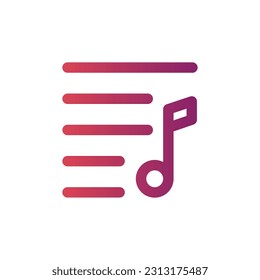 Line Gradient Icon Logo Ilustration Vektor Isolate,User Interface Icon - Set.Suitable for web Design,Logo,App