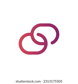 Line Gradient Icon Logo-Symbol Vektor Isolate,User Interface Icon - Set.Geeignet für Web Design,Logo,App