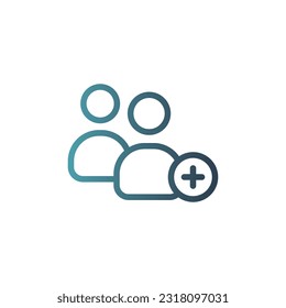 Line Gradient Icon Logo-Symbol Vektor Isolate,User Interface Icon - Set.Geeignet für Web Design,Logo,App