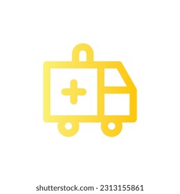 Logo-Illustration für Linie Gradient Vektor Isolate, Krankenhaus- und Gesundheitssymbol - Set.Geeignet für Webdesign,Logo,App