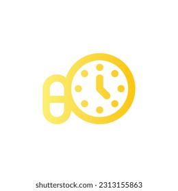 Logo-Illustration für Linie Gradient Vektor Isolate, Krankenhaus- und Gesundheitssymbol - Set.Geeignet für Webdesign,Logo,App
