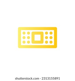 Logo-Illustration für Linie Gradient Vektor Isolate, Krankenhaus- und Gesundheitssymbol - Set.Geeignet für Webdesign,Logo,App
