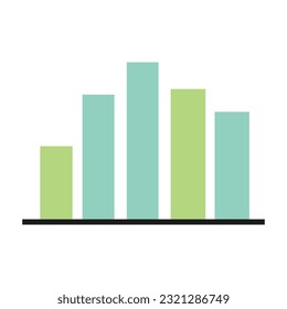 line graph and bars template