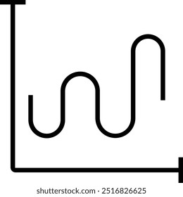 Line Graph icon design for personal commercial use