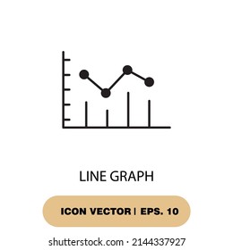 Zeilendiagramm-Symbole Symbol, Vektorelemente für Infografik-Web