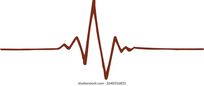 Line graph illustration with a transparent background.