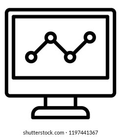  Line graph are showing business analytics 