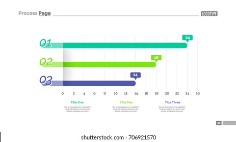 Line graph slide template