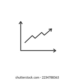 line graph vector icon data presentation