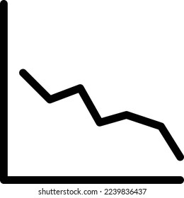 line graph Vector illustration on a transparent background. Premium quality symmbols. Thin line vector icons for concept and graphic design. 
