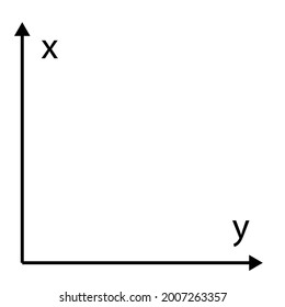 Line Graph Xaxis Yaxis Black On Stock Vector (Royalty Free) 2007263357 ...