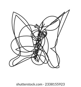 line, graphic, abstract, background, black, scratch, children, kids, vector, one,one line,