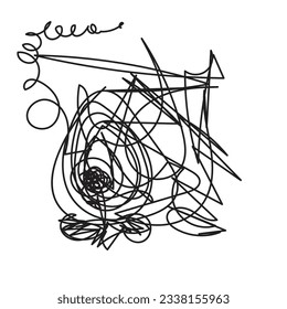 line, graphic, abstract, background, black, scratch, children, kids, vector, one,one line,