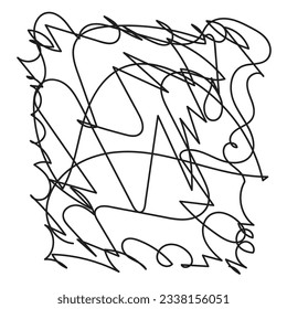 line, graphic, abstract, background, black, scratch, children, kids, vector, one,one line,