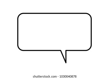 line graphic chat bubble text message