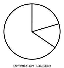 line graphic circle statistics diagram data