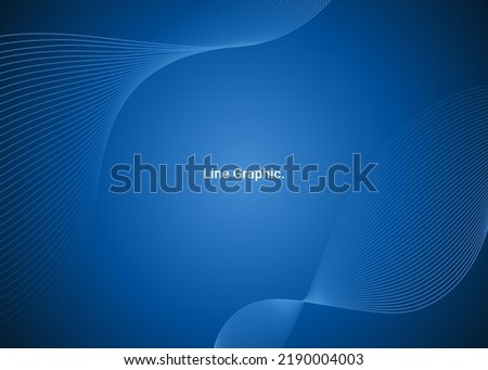 Line Graphic style banner background design concept. Dark and Blue Sky metaverse elements with line gradient. Creative illustration for poster, web, landing, page, cover, ad, greeting, card, present