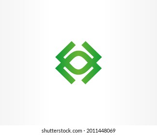 line and green vector universal logo design elements