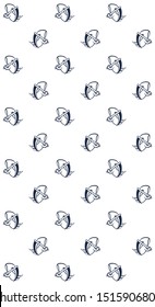 line grim reaper vector pattern illustration for halloween banner also can use for media social feed or story background