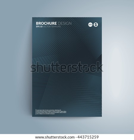 Line halftone cover design. Applicable for covers, placards, posters, flyers and banner design. Eps10 vector templates.