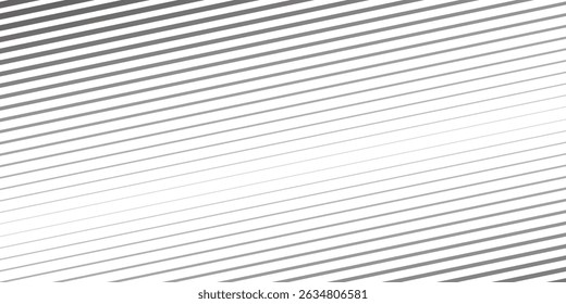 Line halftone gradation texture. Fading horizontal stripe gradient background. Repeating pattern backdrop. modern eps 10