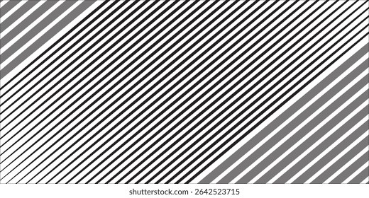 Line halftone gradation texture. Fading horizontal stripe gradient background. Repeating pattern backdrop.