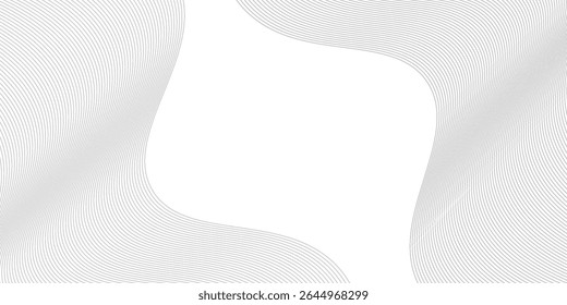 Line halftone gradation texture. Fading horizontal stripe gradient background.