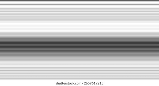 Textura de gradação de meio-tom de linha. Fundo de gradiente de faixa horizontal esmaecido. 