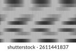 Line Halftone Gradient Effect Pattern. Vertical Straight Lines Background. Black and White Abstract Texture with Parallel Stripes Thick to Thin. Vector Illustration.