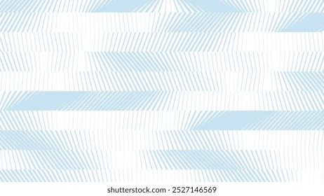 Line Halftone Gradient Effect Pattern. Straight Lines Background. Monochrome Abstract Texture with Parallel Stripes Thick to Thin. Vector Illustration.