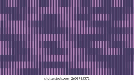 Line Halftone Gradient Effect Pattern. Vertical Straight Lines Background. Black and White Abstract Texture with Parallel Stripes Thick to Thin. Vector Illustration.