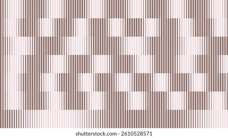 Line Halftone Gradient Effect Pattern. Vertical Straight Lines Background. Black and White Abstract Texture with Parallel Stripes Thick to Thin. Vector Illustration.